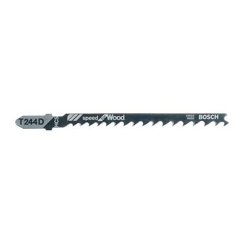 Набор пилок для лобзика Bosch T 244 D,HCS 2608630058