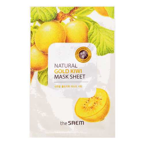 Маска для лица the SAEM Natural Gold Kiwi Mask Sheet 21 мл