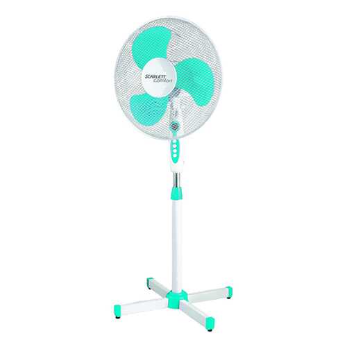Вентилятор напольный Scarlett SC-SF111B12 white/blue