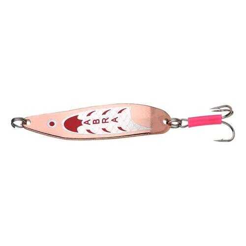 Блесна колеблющаяся Mikado ABRA №2, 17 г 7.6 см, медь, красный