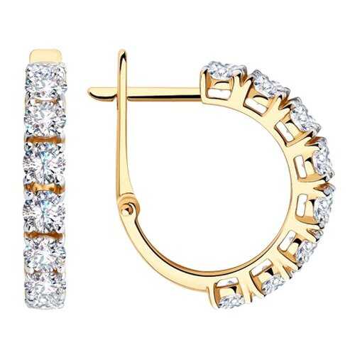 Серьги SOKOLOV из золота со Swarovski Zirconia 81020450