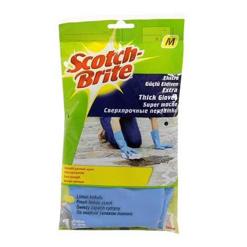 Перчатки хозяйственные Scotch-Brite®, cверхпрочные, размер M, 1 пара/уп.