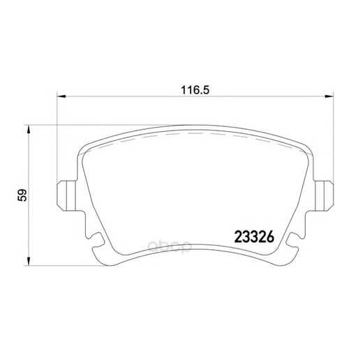 Колодки тормозные дисковые, комплект Hella 8DB355011-641