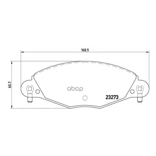 Колодки Тормозные Brembo P61072