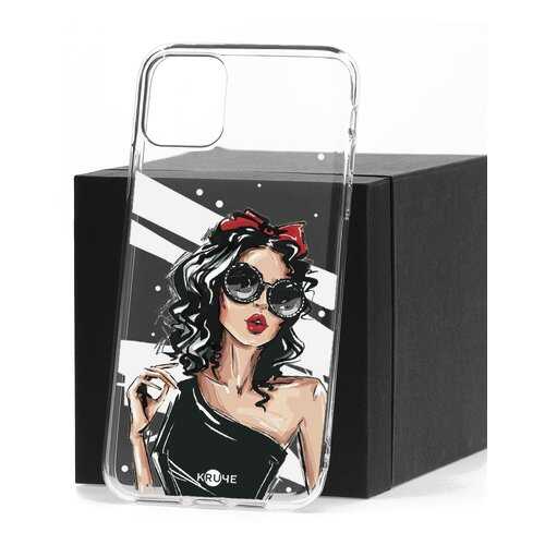 Чехол Apple iPhone 11 Kruche Print Фэшн леди