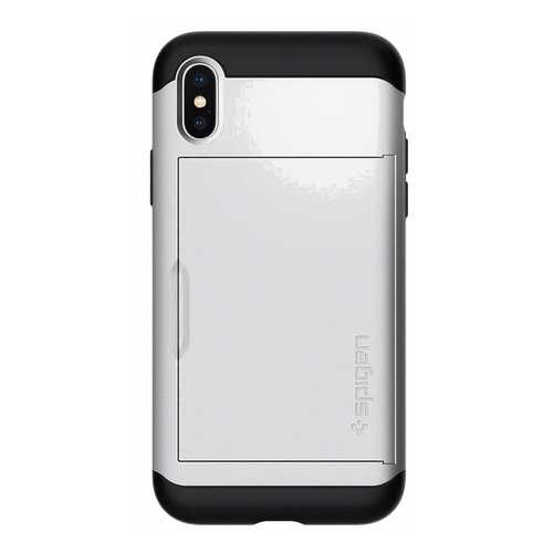 Чехол Spigen Slim Armor CS (057CS22158) для Apple iPhone X (Satin Silver)