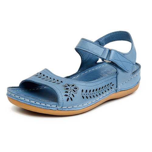 Босоножки женские Alessio Nesca Comfort 019060P0 голубые 40 RU