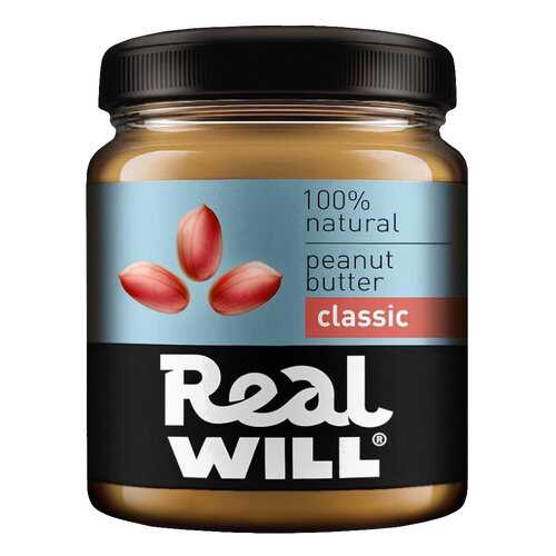 Real Will Peanut butter классическая 500 г