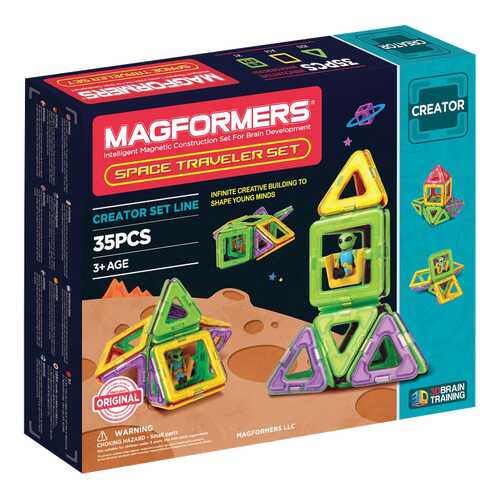 Конструктор магнитный Magformers Space Treveller 35 деталей