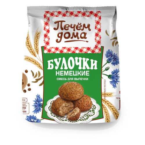 Смесь для выпечки Печем Дома булочки немецкие 300 г