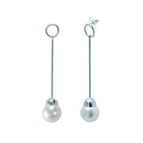 Серьги Corona style B001EG50126-SILVER