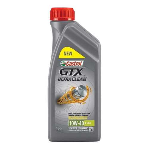 Моторное масло Castrol GTX Ultraclean 10W-40 1л