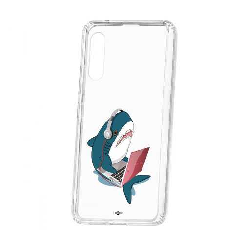 Чехол Kruche Samsung Galaxy A90 5G Print Акула
