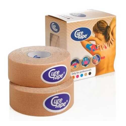 Кинезио тейп CureTape Neutral 5 м х 2.5 см, хлопок 160288