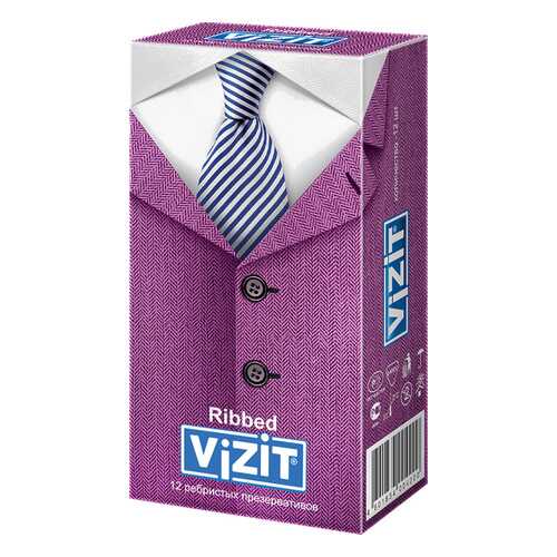 Презервативы Vizit Ribbed 12 шт.
