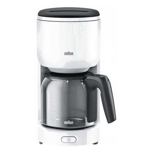 Кофеварка капельного типа Braun KF 3100 White