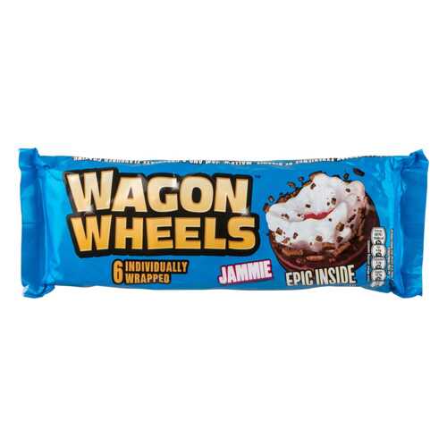 Печенье Wagon wheels с суфле и джемом 228 г