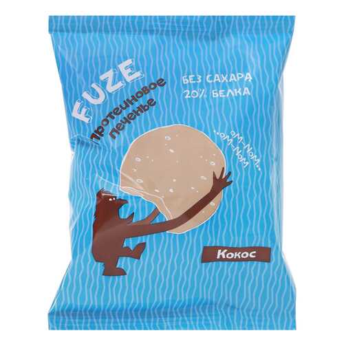 Печенье PureProtein Fuze Cookies 640 г 16 шт. кокос