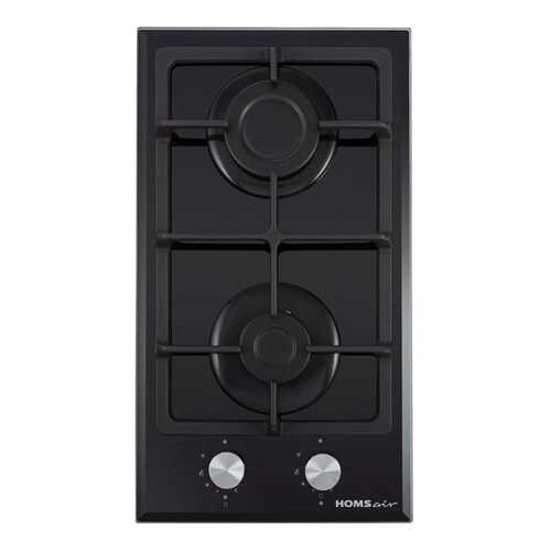 Встраиваемая газовая панель HOMSair HGG323GCBK Black