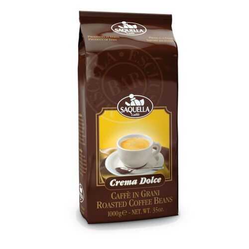 Кофе в зернах Saquella crema dolce 1 кг