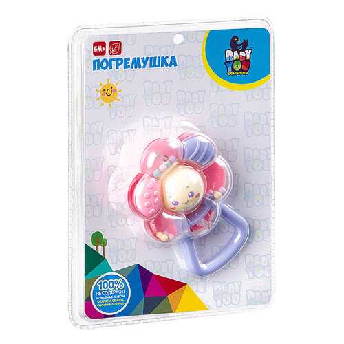 Погремушка Bondibon Цветок