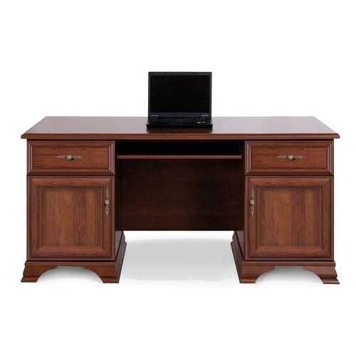 Компьютерный стол BlackRedWhite Кентаки S132-BIU2D2S BRW_00008037 160x74x78, каштан