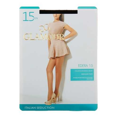 Колготки Glamour Edera 15 nero, размер 3