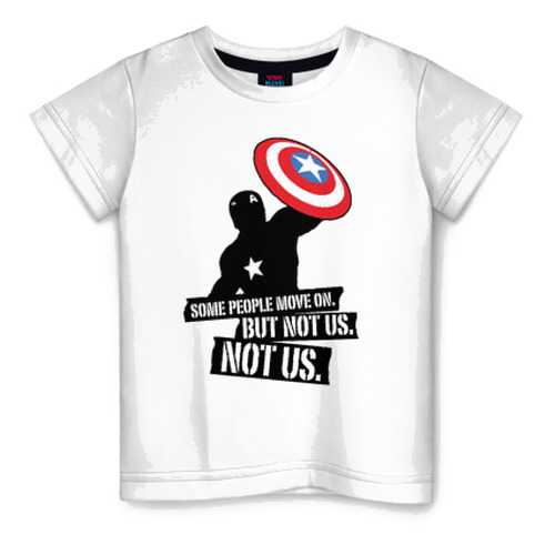 Детская футболка ВсеМайки Captain America хлопок, р. 86