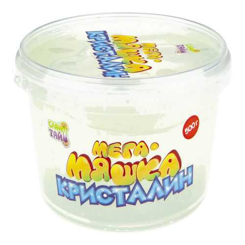 Мега-Мяшка 1TOY Кристалин прозрачная, 500 г