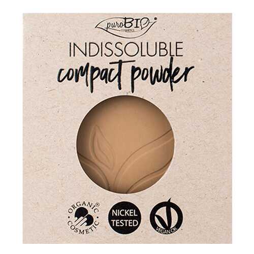 Пудра PuroBio REFILL INDISSOLUBLE compact powder 03 желтый 9 г