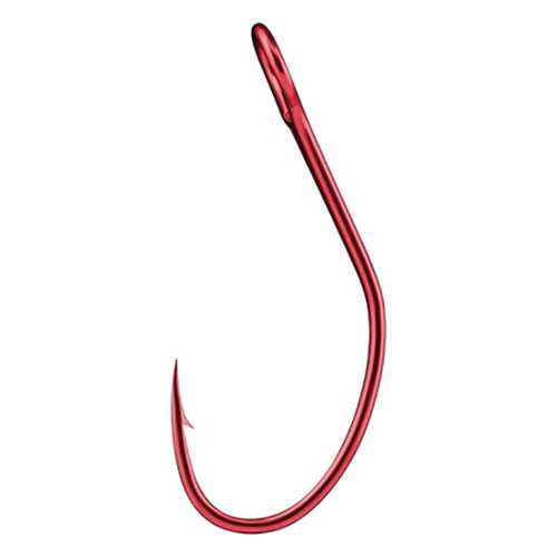 Рыболовные крючки Sprut Hari S-21 RD Single Bait Hook Red №6, 9 шт.