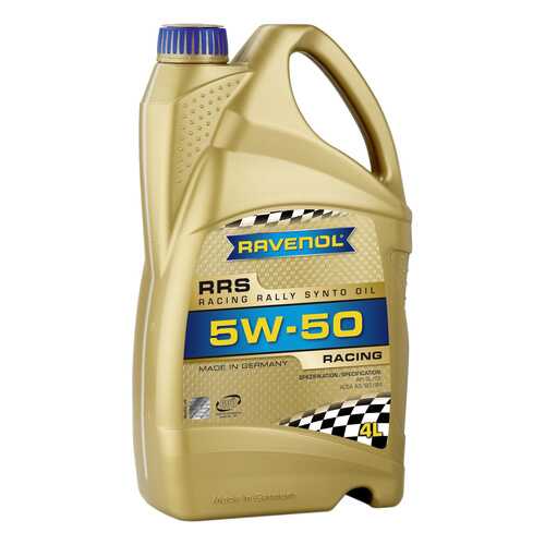 Моторное масло Ravenol Racing Rally Synto SAE 5W-50 4л