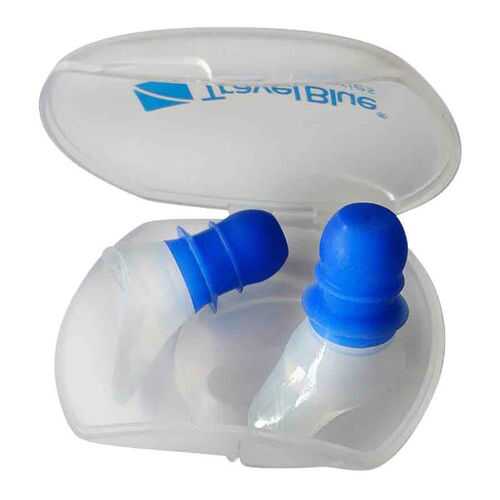 Беруши Travel Blue Flight Earplugs белые/синие