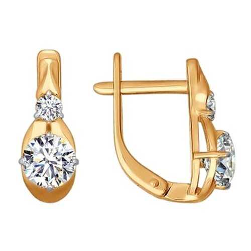 Серьги SOKOLOV из золота со Swarovski Zirconia 81020183