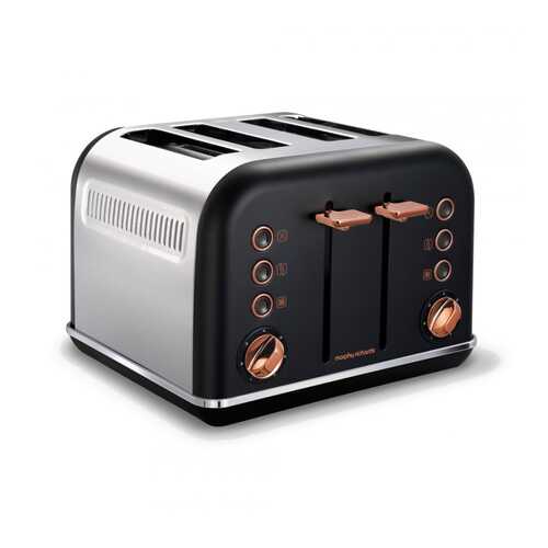 Тостер Morphy Richards Accents Rose Gold Black