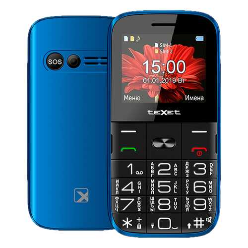 Мобильный телефон teXet TM-B227 Blue