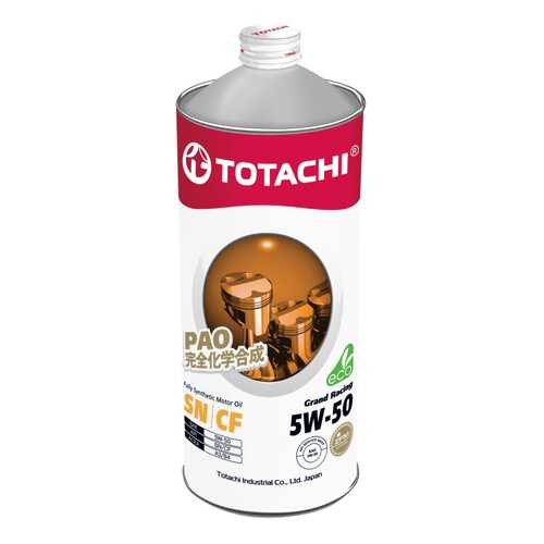 Моторное масло Totachi Grand Racing Fully Synthetic SN/CF 5W-50 1л
