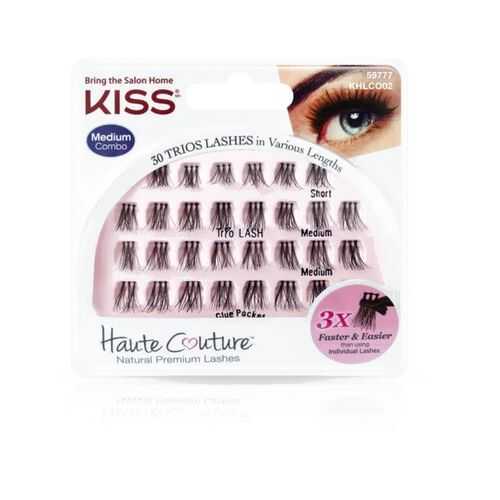 Накладные пучки Kiss Trio Lashes KHLC02GT 30 штук
