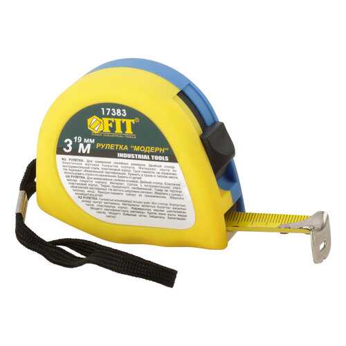Рулетка Модерн, 3 м x 19 мм FIT 17383