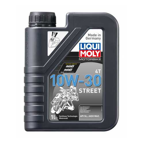 Моторное масло Liqui moly Motorbike 4T Street 10w-30 1л