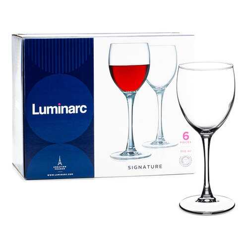 Набор фужеров Luminarc signature для красного вина 6шт