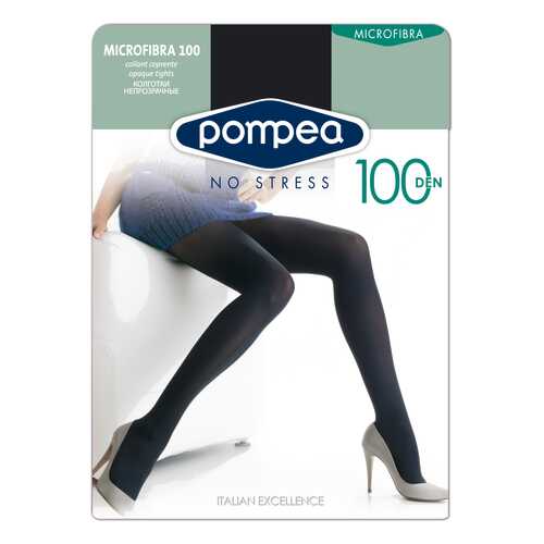 Колготки женские Pompea Microfibra 100 den черные 3