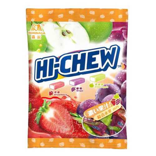 Жевательные конфеты Morinaga Hi-chew виноград-персик-личи 110 г