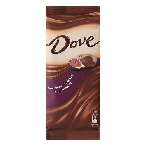 Шоколад молочный Dove с инжиром 90 г