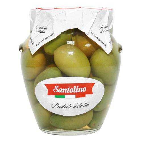 Оливки зелёные Santolino гигант, без косточки