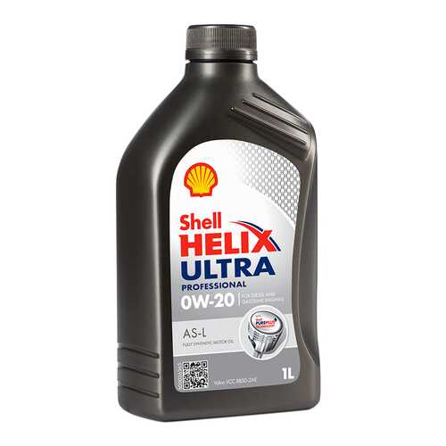 Shell Helix Ultra Professional AS-L 0W-20 синтетическое моторное масло 0W20 1 л.