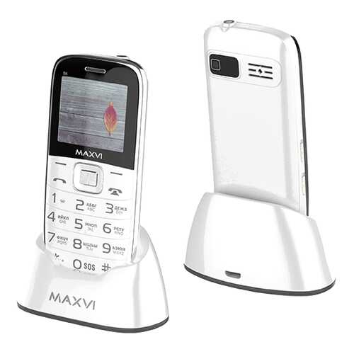 Мобильный телефон Maxvi B6 White