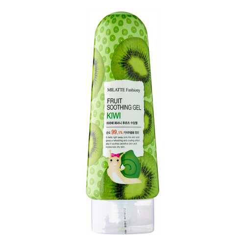 Гель для лица MILATTE Fashiony Fruit Soothing Gel Kiwi 200 мл