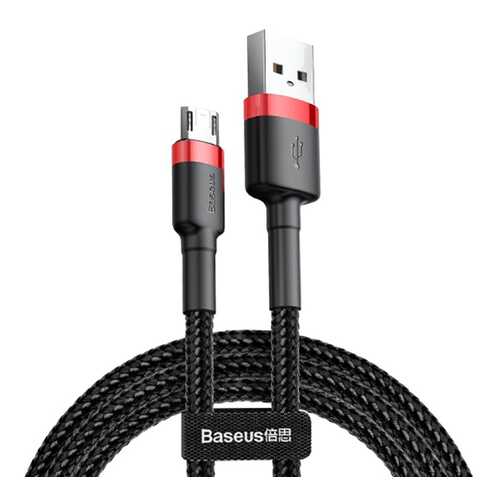 Кабель Baseus microUSB 0.5m Red/Black/Black