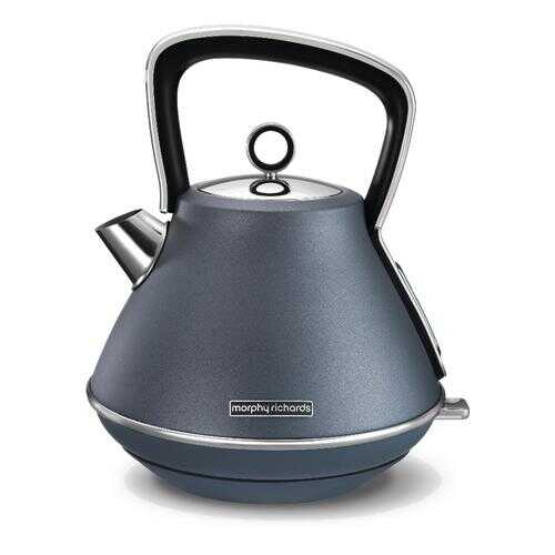 Чайник электрический Morphy Richards Evoke Pyramid Silver Blue